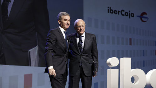 José Luis Aguirre y Víctor Iglesias, presidente y consejero delegado de Ibercaja Banco