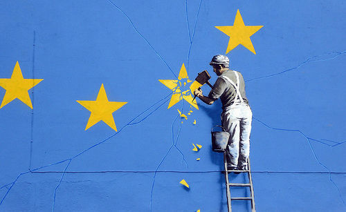 Unión Europea, UE, Brexit, riesgo político, Banksy