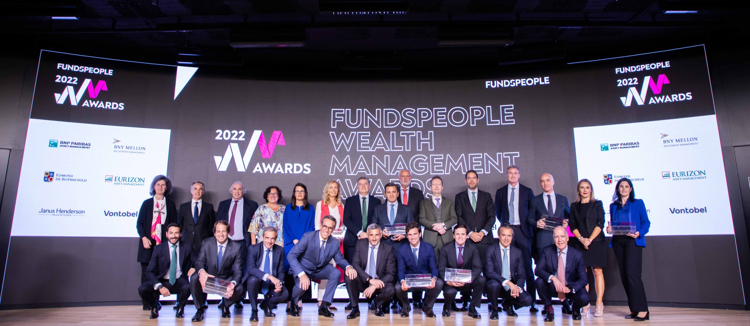 Los ganadores de los FundsPeople Wealth Management Awards 2022
