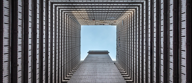 perspectiva, puerta