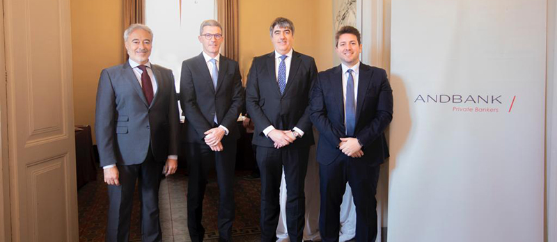 Antoni Abad, Carles Adán, Carlos Aso y Carlos Conde Andbank