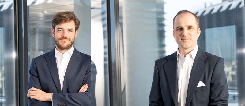 Jaime Hernández y Mariano Echiguren
