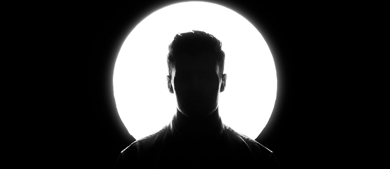 silueta, perfil, sombra