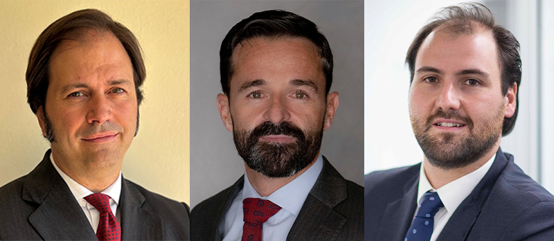 Borja Figaredo, Jaime Ubago e Inigo de Guindos