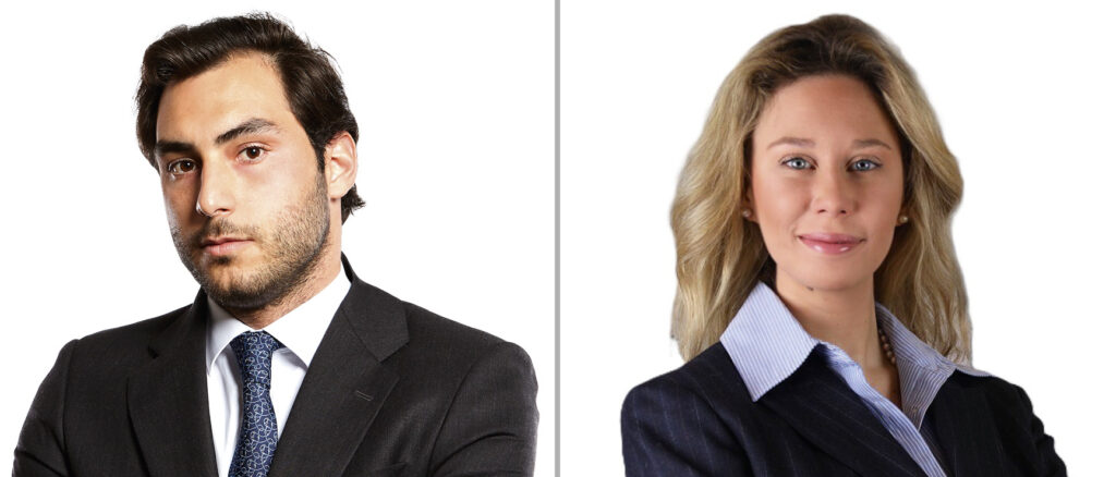 Gonzalo Lozano y Lara Taylor.