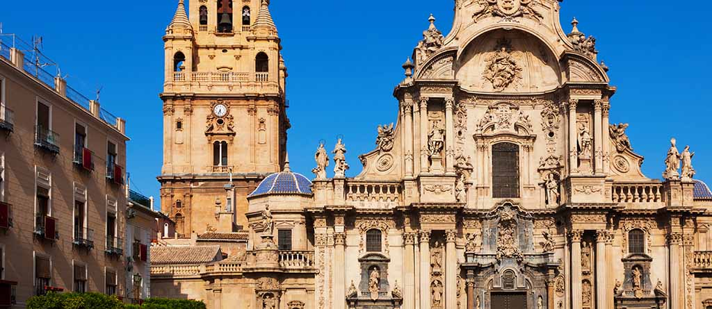 Cathedral Church of Saint Maria in Murcia.  Spain