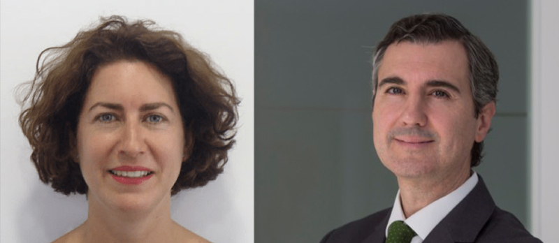 Blanca Hernández e Iván Martín