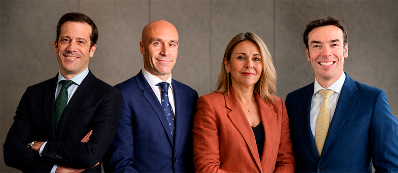 Ion Zulueta, Pablo Martinez, Isabel Sanchez y Borja Montero