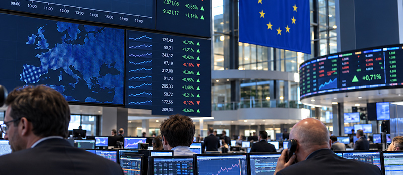 bolsas, mercados, europea, trader