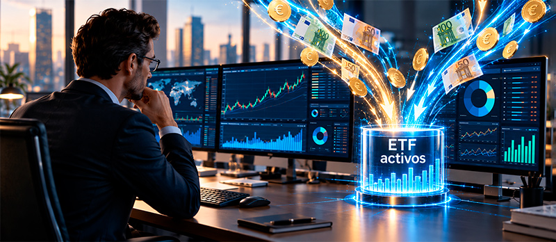 Flujos de capital hacia ETF activos