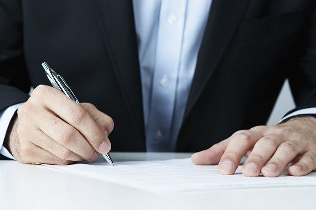 Acordo Assinar Contrato Escrever Assinatura