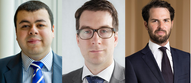 Azad Zangana, Paul Diggle y Wolf von Rotberg