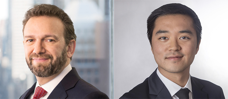 Jim Caron e Thomas Kamei.