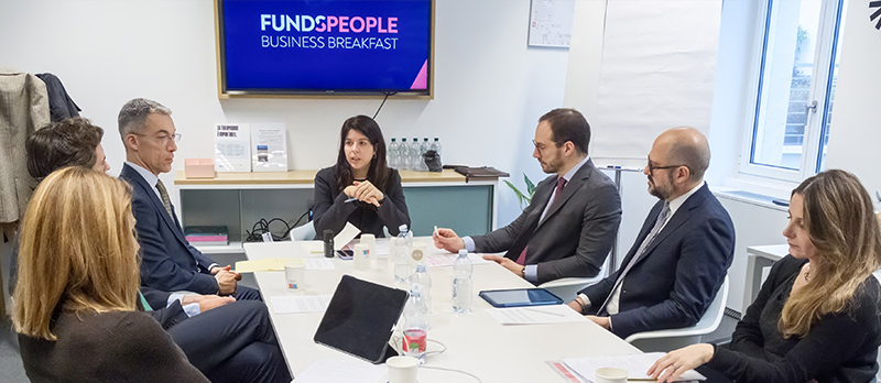 Tavola rotonda FundsPeople obbligazionario. Foto Enrico Frascati per FundsPeople
