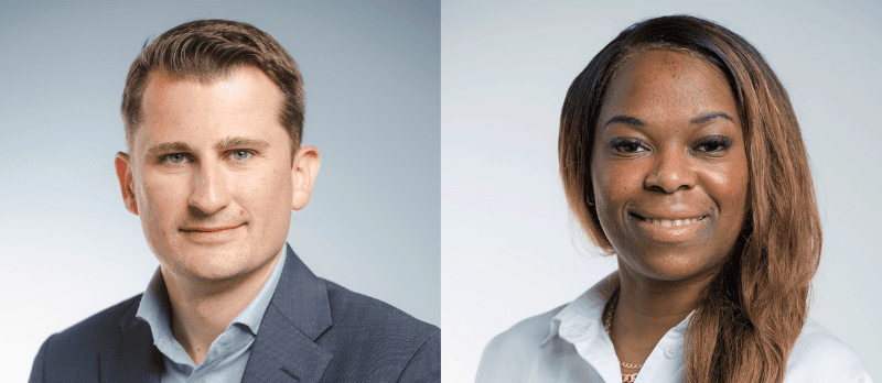 Koen Bosquet e Muriel Mosango