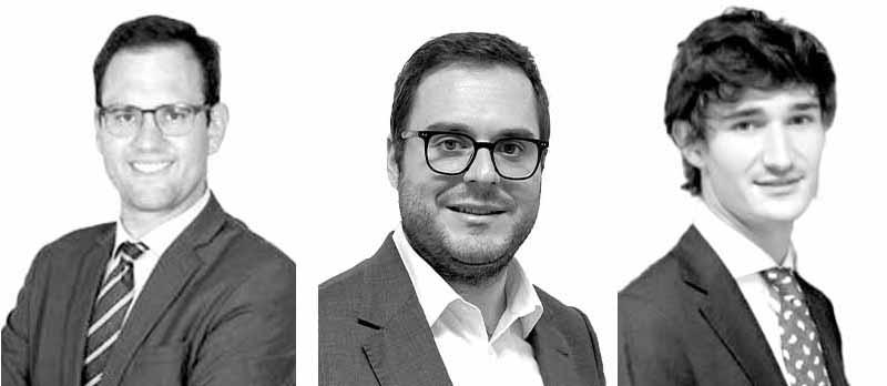 Foto ceduta. Da sinistra a destra: Francisco del Olmo García, Fernando Rojas e Pablo Victoria.