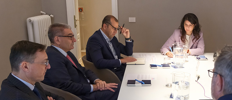 Business breakfast semi-liquidi. Foto Enrico Frascati per FundsPeople