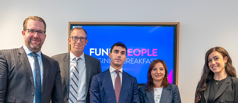Business breakfast FundsPeople investimenti tematici. Foto Francesco Prandoni