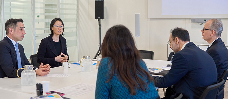 Business breakfast fixed income. Foto Giulia Virgara per FundsPeople