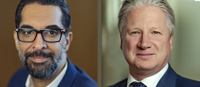 Amr Albialy e Frank Groven Robeco