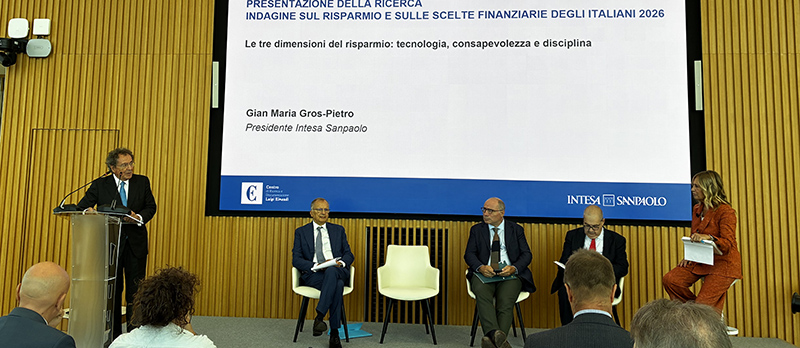 Foto FundsPeople, presentazione ricerca Centro Einaudi Intesa Sanpaolo